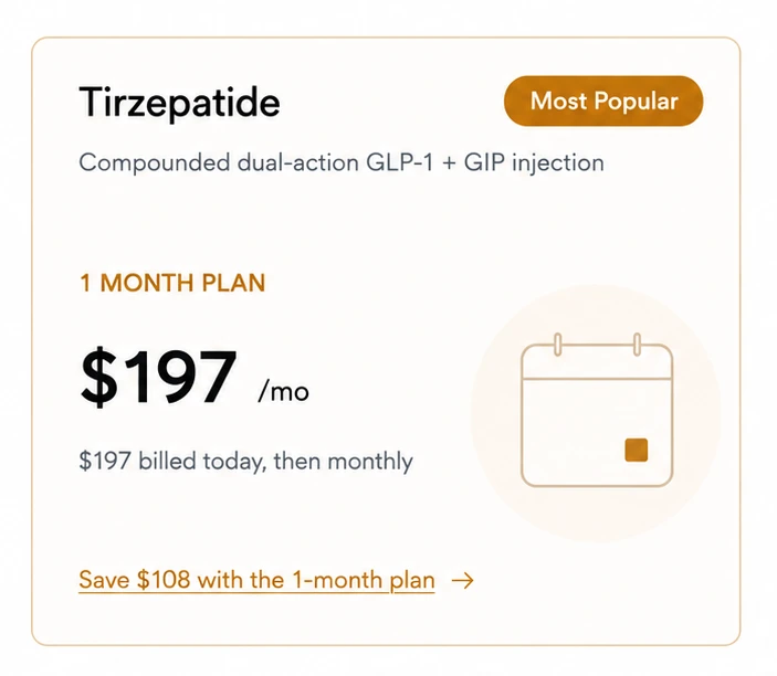 Tirzepatide 1 Month